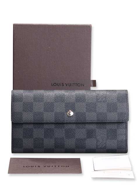 1:1 Copy Louis Vuitton Damier Graphite Canvas International Wallet N61215 Replica